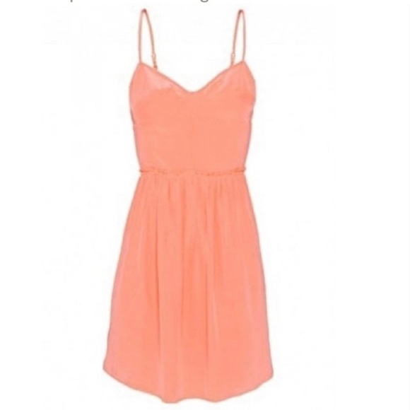 Aritzia Wilfred Silk Mini Dress Sz 2 - Picture 12 of 13